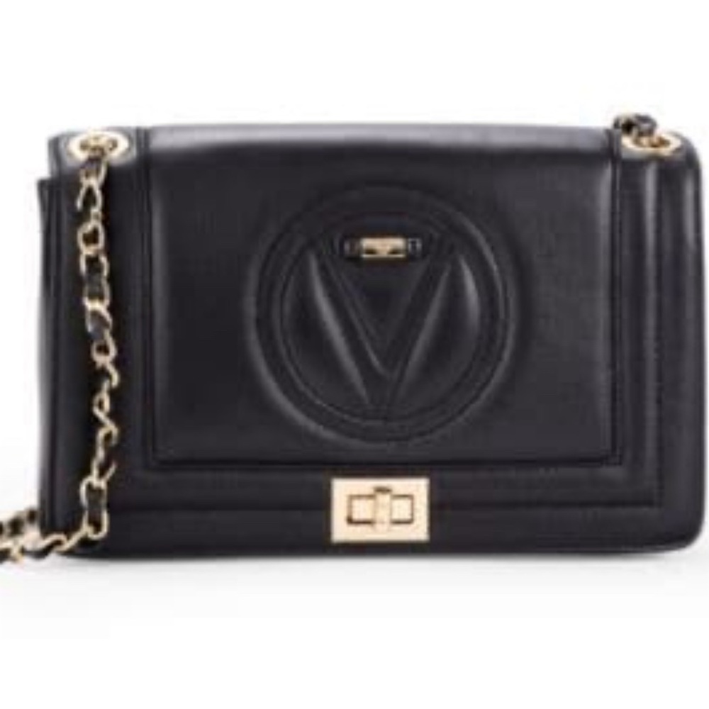 Valentino by Valentino- Leather Shoulder Bag